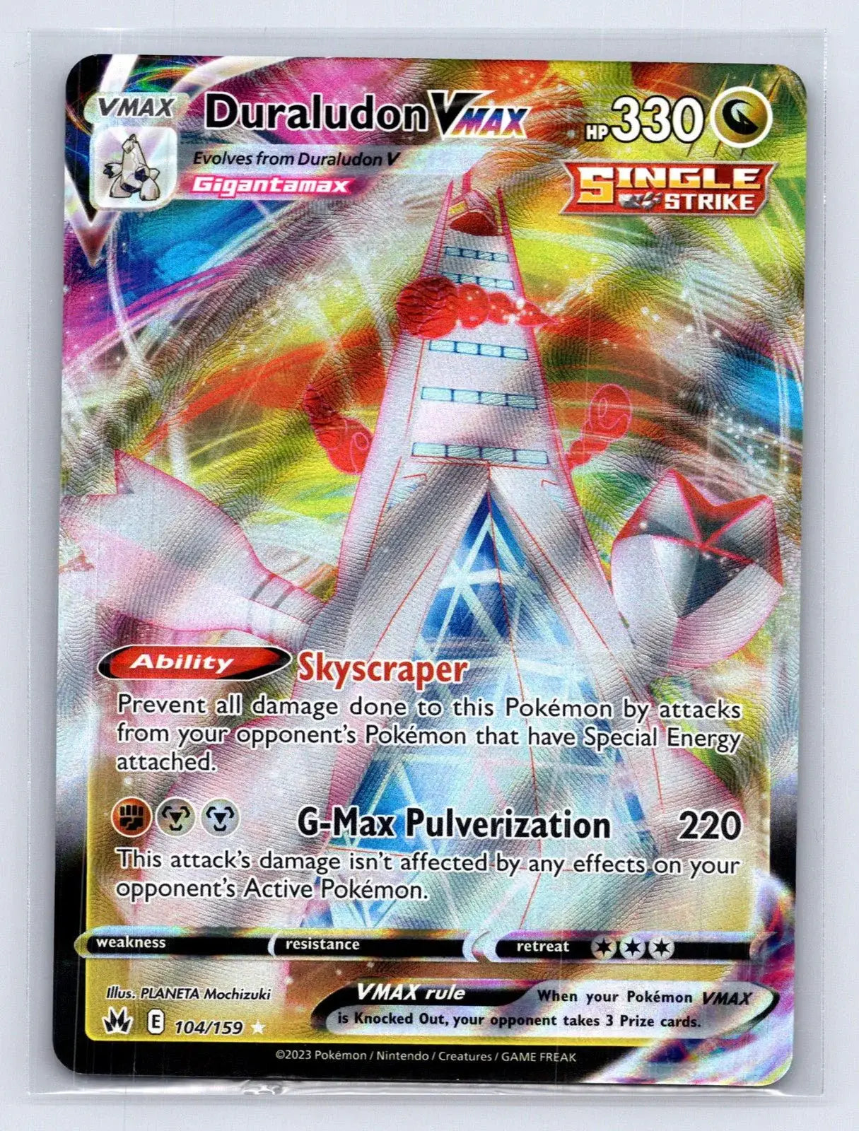 Duraludon VMAX 104/159 Crown Zenith Pokemon NM - Mastercoins