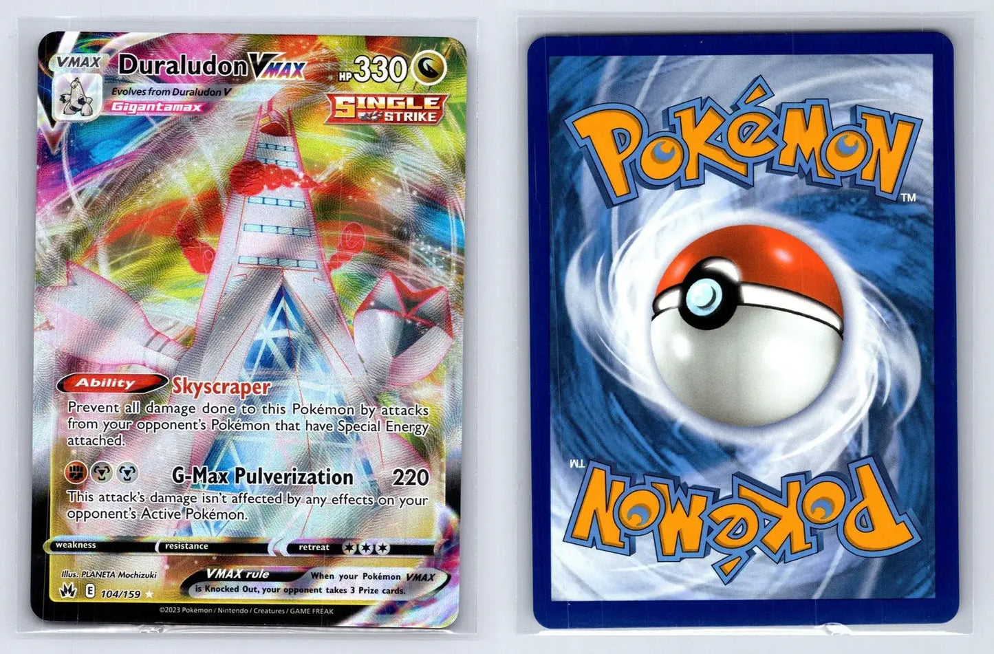Duraludon VMAX 104/159 Crown Zenith Pokemon NM - Mastercoins