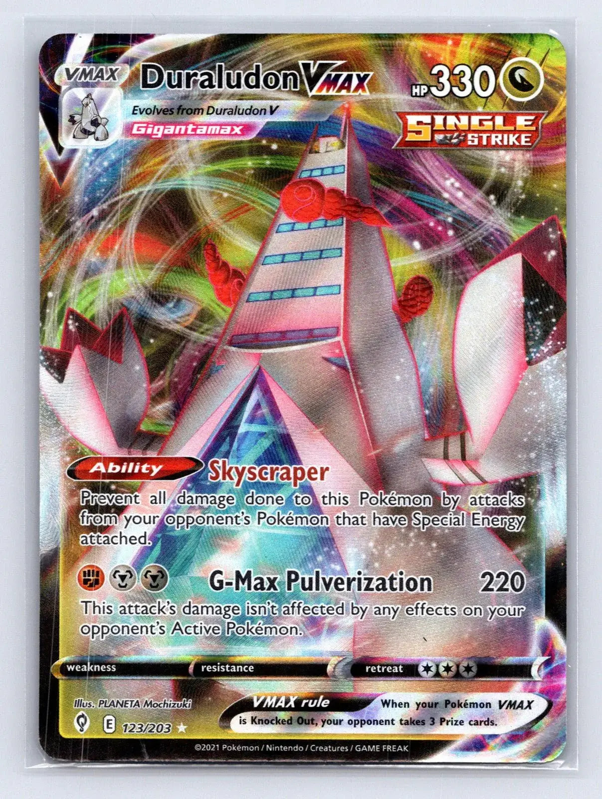 Duraludon VMAX 123/203 Evolving Skies Pokemon NM - Mastercoins