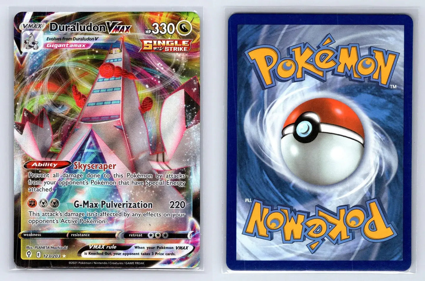 Duraludon VMAX 123/203 Evolving Skies Pokemon NM - Mastercoins