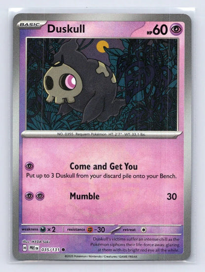 Duskull 035/131 Prismatic Evolutions Pokemon NM - Mastercoins