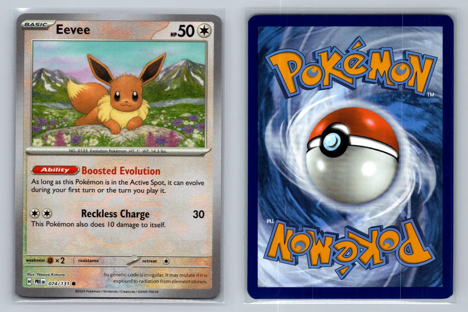 Eevee 074/131 - Pokeball Holo - Prismatic Evolutions - Mastercoins
