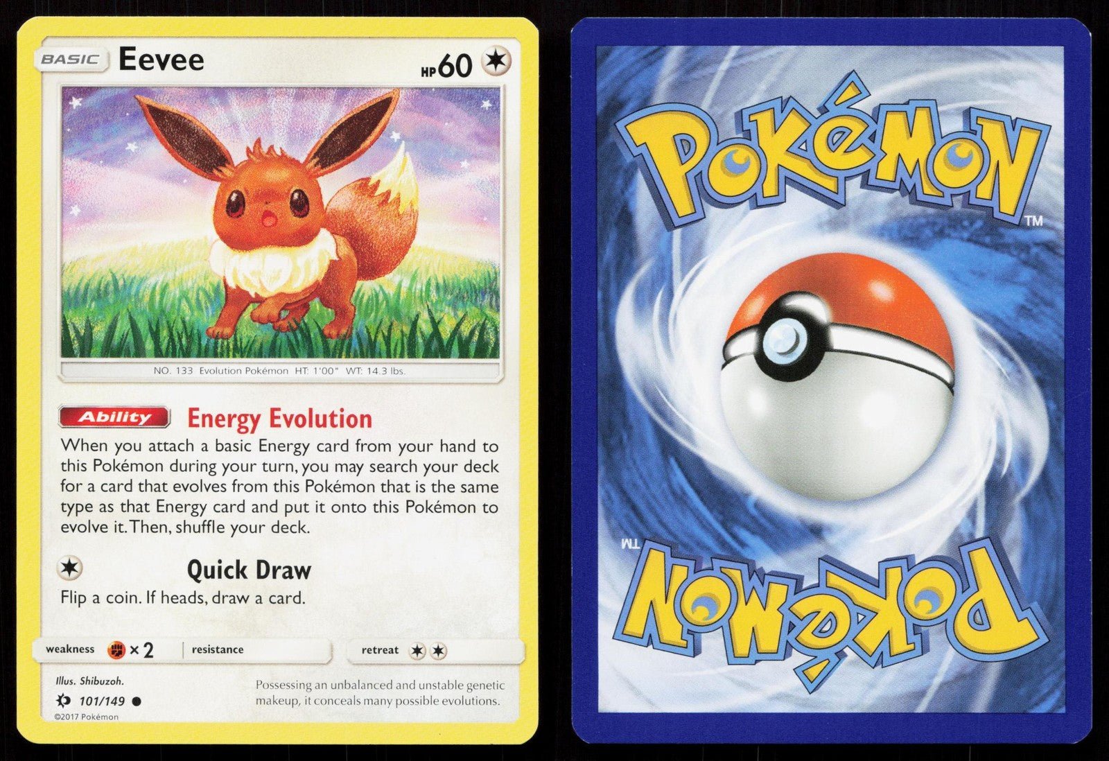 EEVEE 101/149 SM BASE SET NM - Mastercoins