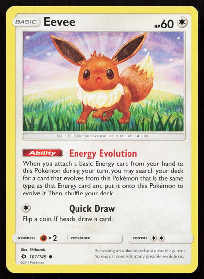 EEVEE 101/149 SM BASE SET NM - Mastercoins