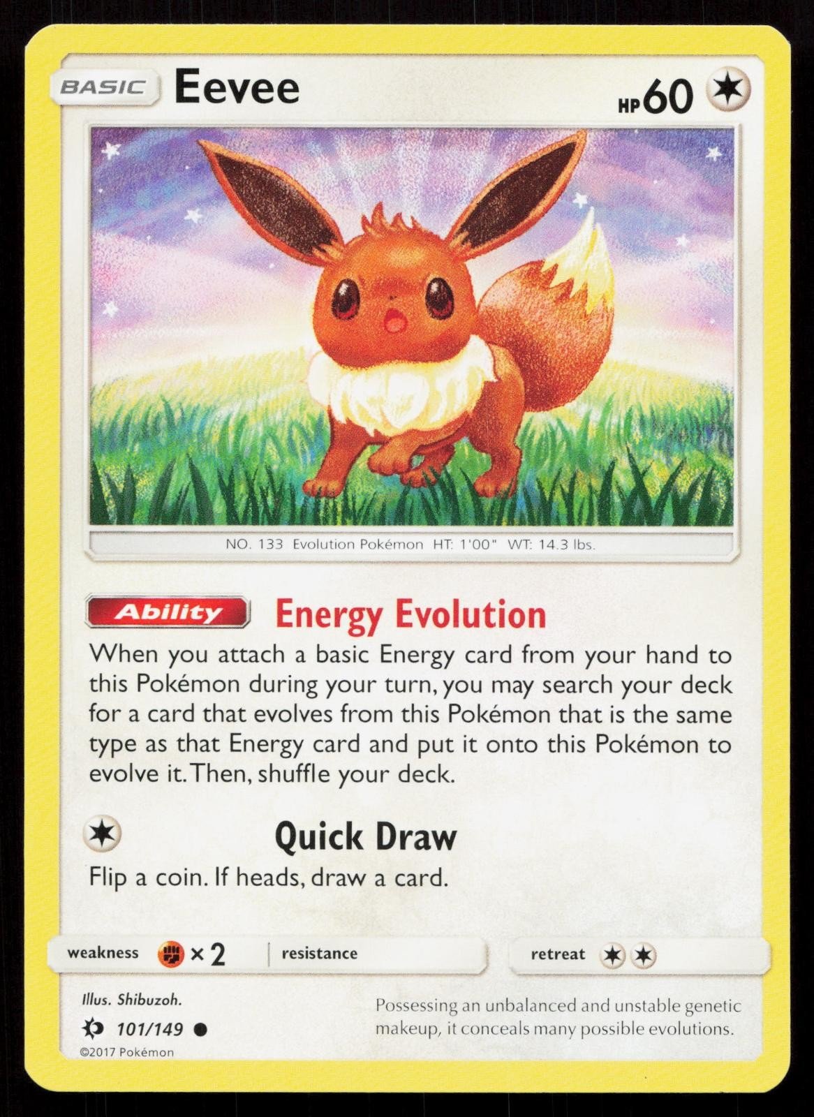 EEVEE 101/149 SM BASE SET NM - Mastercoins