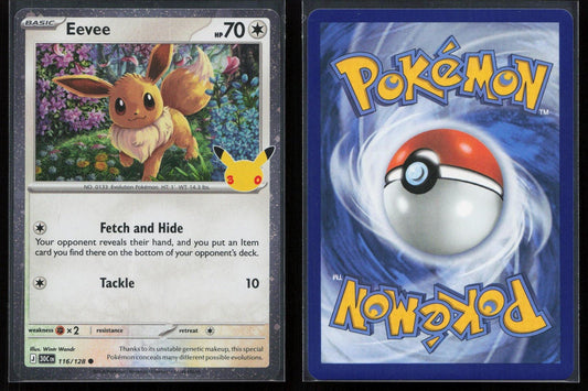 Eevee 116/128 ME: 30th Celebration Common NM - Mastercoins