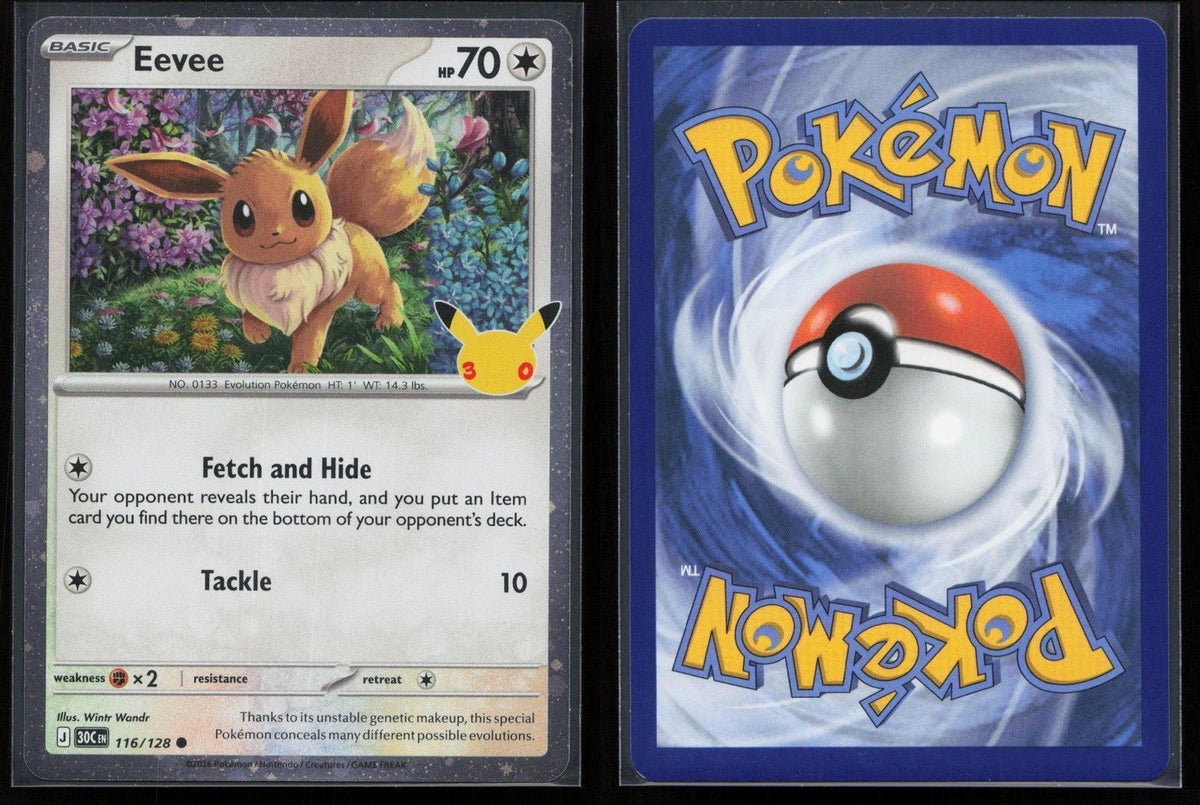 Eevee 116/128 ME: 30th Celebration Common NM - Mastercoins