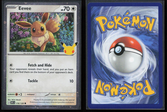 Eevee 116/128 ME: 30th Celebration Common NM - Mastercoins