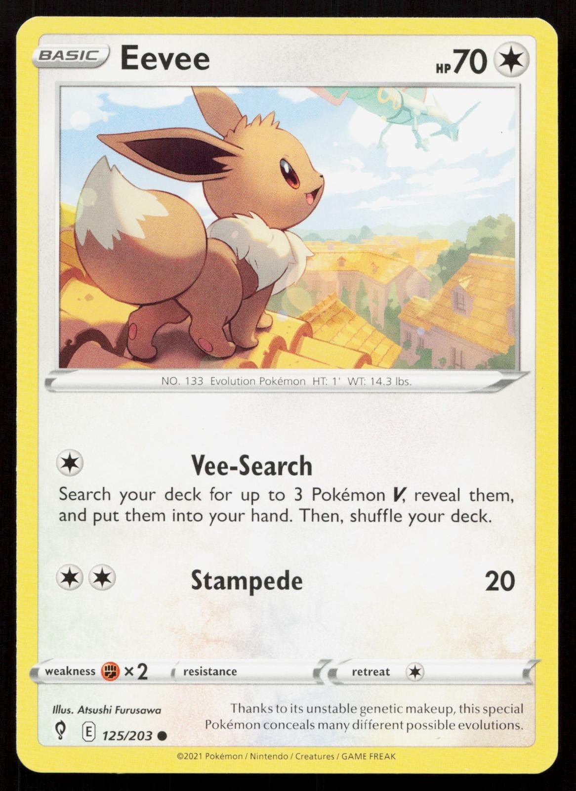 EEVEE 125/203 EVOLVING SKIES NM - Mastercoins
