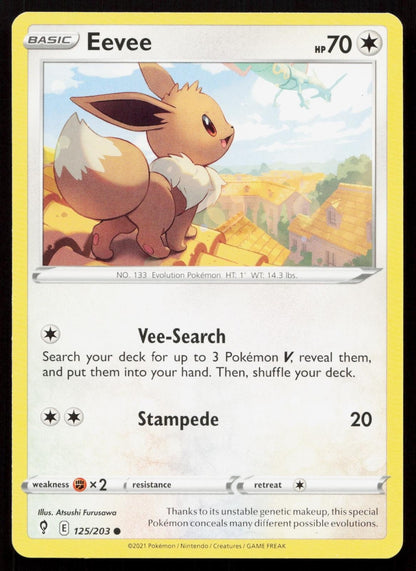 EEVEE 125/203 EVOLVING SKIES NM - Mastercoins
