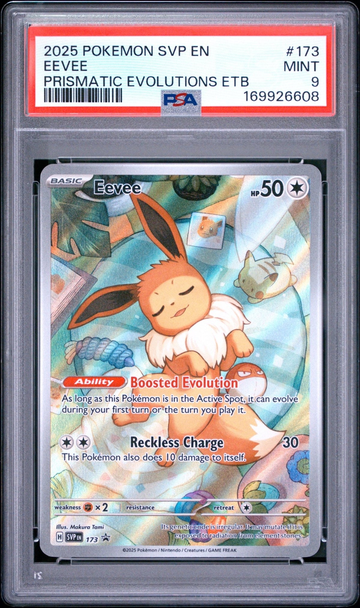 Eevee 173/131 PSA 9 Sv Black Star Promo - Mastercoins