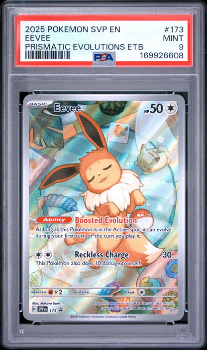 Eevee 173/131 PSA 9 Sv Black Star Promo - Mastercoins