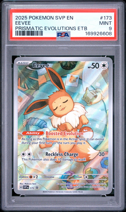 Eevee 173/131 PSA 9 Sv Black Star Promo - Mastercoins