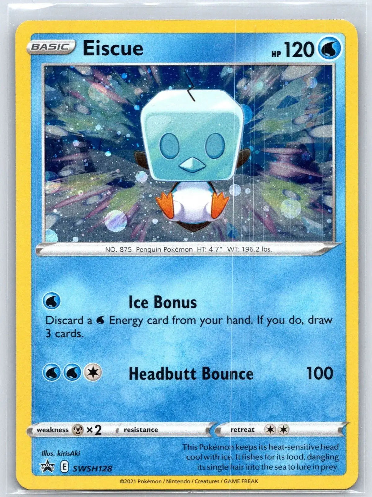 Eiscue SWSH128 SWSH Black Star Pokemon NM - Mastercoins