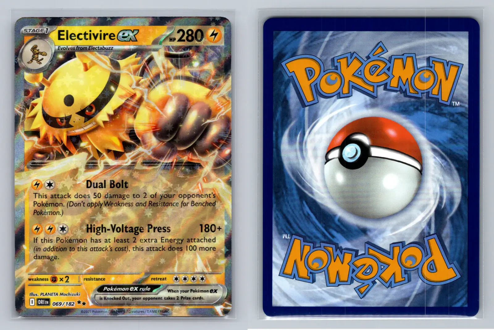 Electivire ex 069/182 Pokémon Card Destined Rivals - Mastercoins