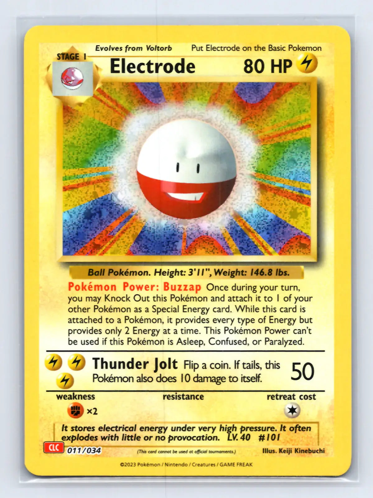 Electrode 011/034 Classic Collection CLC Pokemon Near Mint - Mastercoins