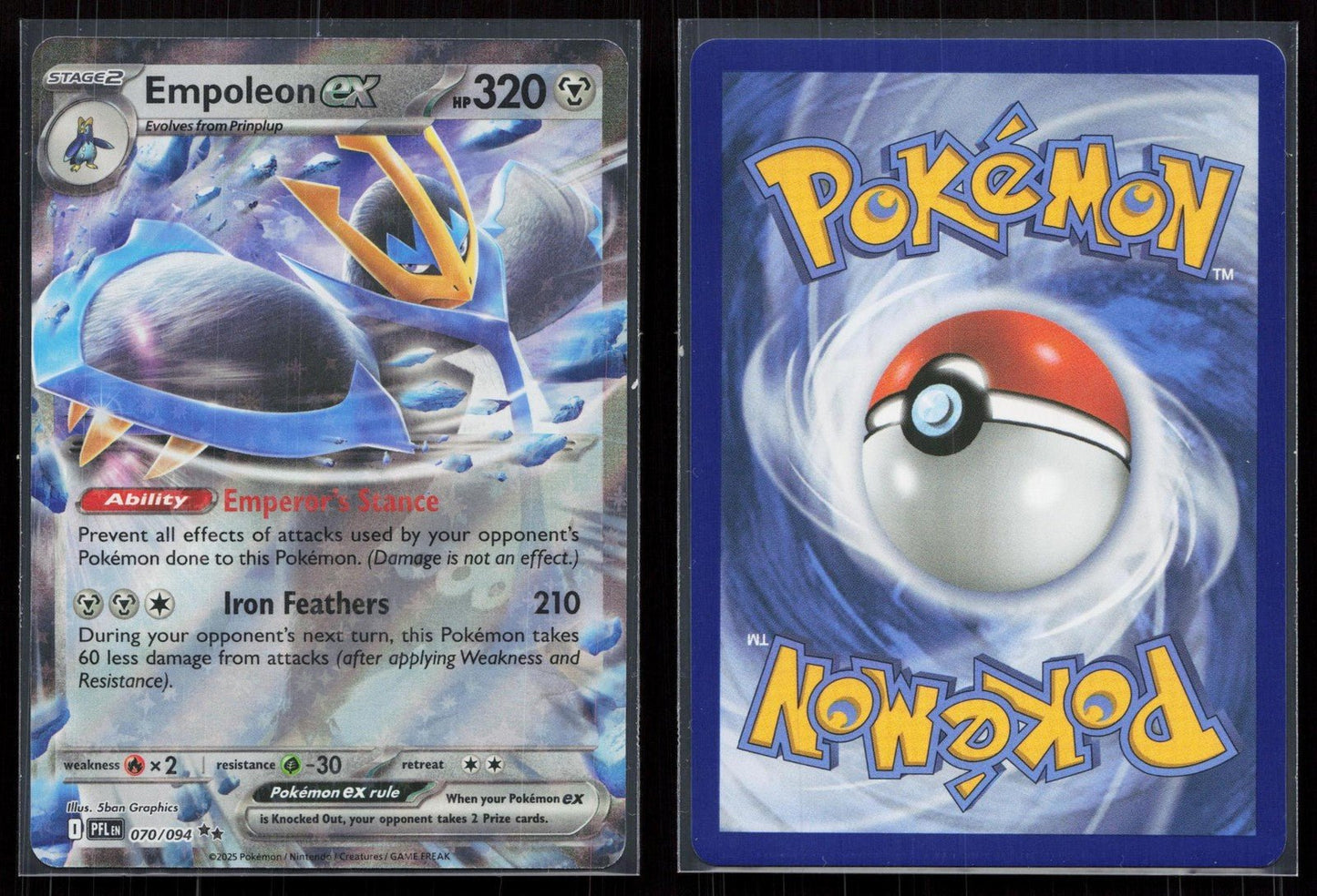 EMPOLEON EX 070/094 PHANTASMAL FLAMES NM - Mastercoins