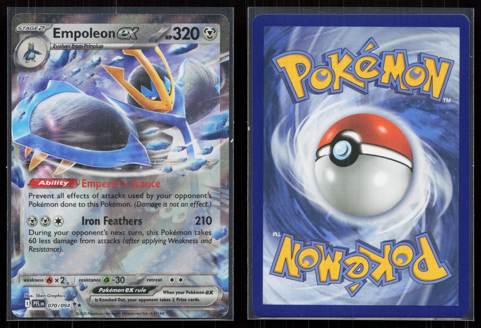 EMPOLEON EX 070/094 PHANTASMAL FLAMES NM - Mastercoins
