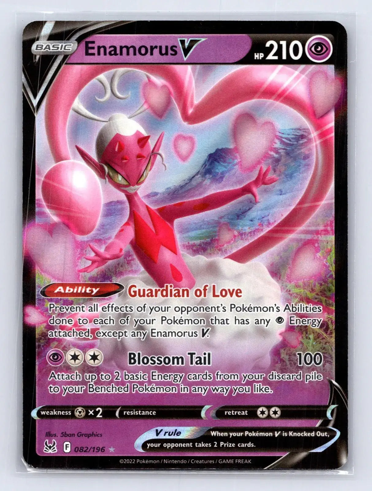 Enamorus V 082/196 Lost Origin Pokemon NM - Mastercoins