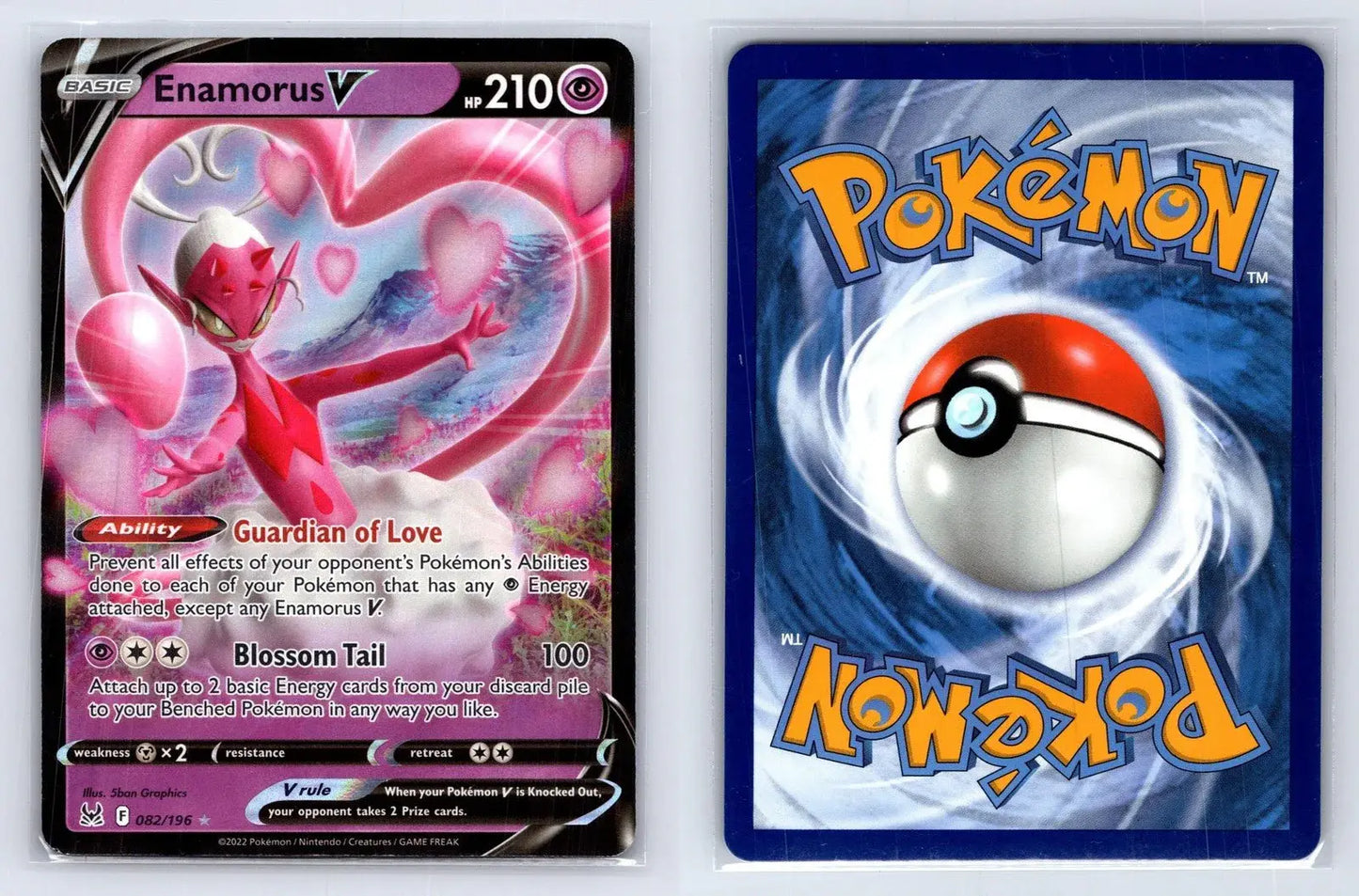 Enamorus V 082/196 Lost Origin Pokemon NM - Mastercoins