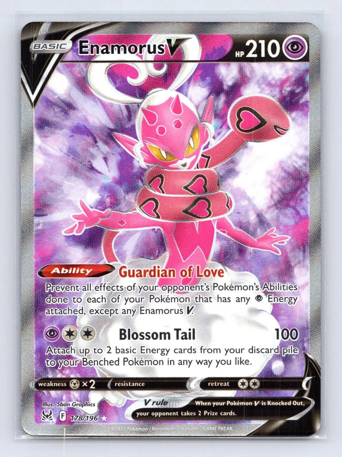 Enamorus V 178/196 Lost Origin Pokemon NM - Mastercoins