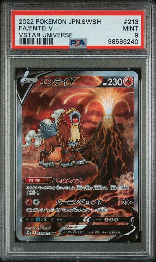 ️‍? Entei V 213 VSTAR Universe PSA 9 - Mastercoins