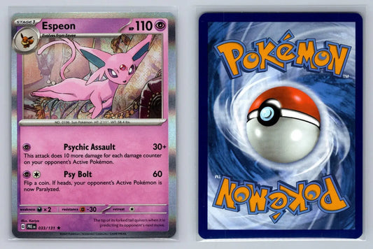 Espeon 033/131 Sv: Prismatic Evolutions Holo - Mastercoins
