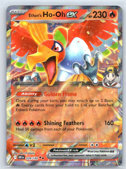 Ethan's Ho - Oh ex 039/182 Destined Rivals Pokemon NM - Mastercoins