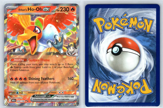Ethan's Ho - Oh ex 039/182 Destined Rivals Pokemon NM - Mastercoins