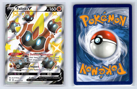 Falinks V SV115/SV122 Shining Fates Shiny Vault Pokemon NM - Mastercoins