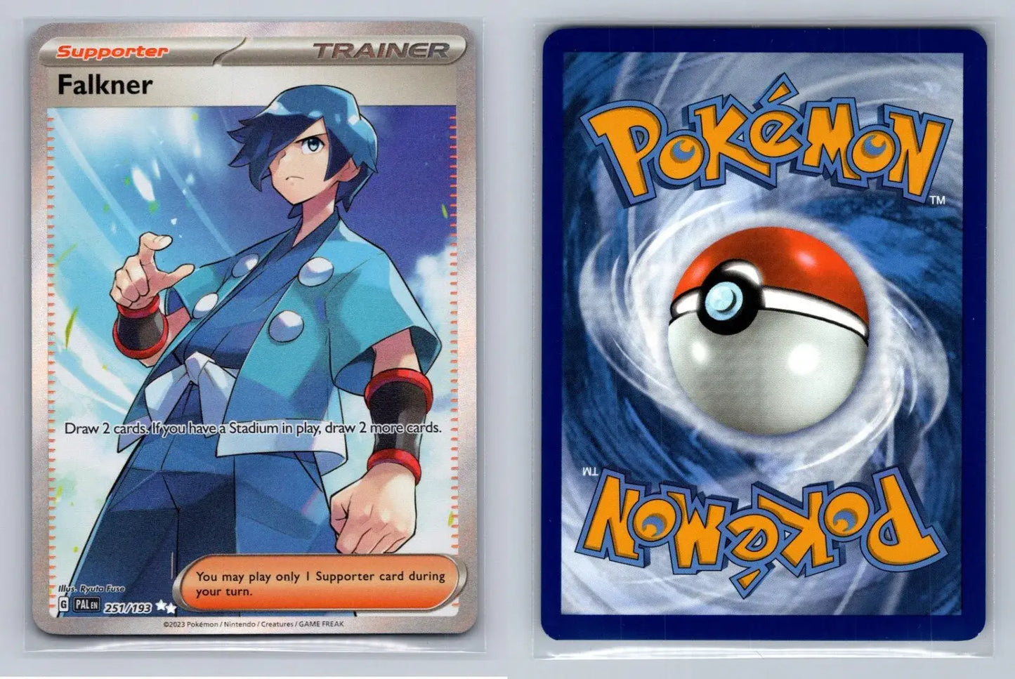 Falkner - 251/193 - Full Art Ultra Rare - Paldea Evolved - Mastercoins
