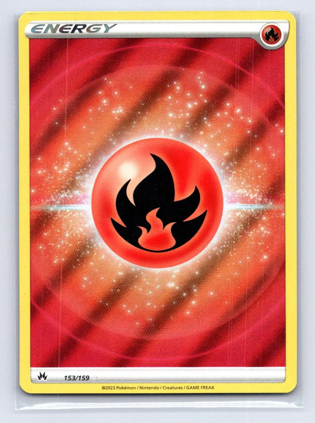 Fire Energy 153/159 Crown Zenith Pokemon NM - Mastercoins