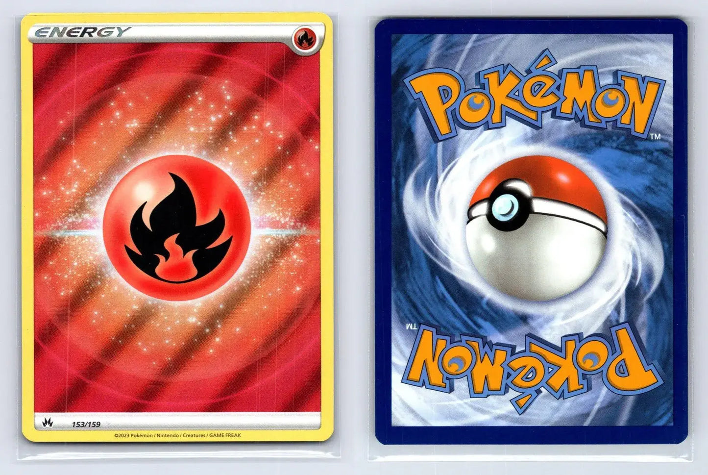 Fire Energy 153/159 Crown Zenith Pokemon NM - Mastercoins
