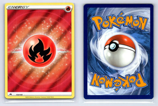 Fire Energy 153/159 Crown Zenith Pokemon NM - Mastercoins