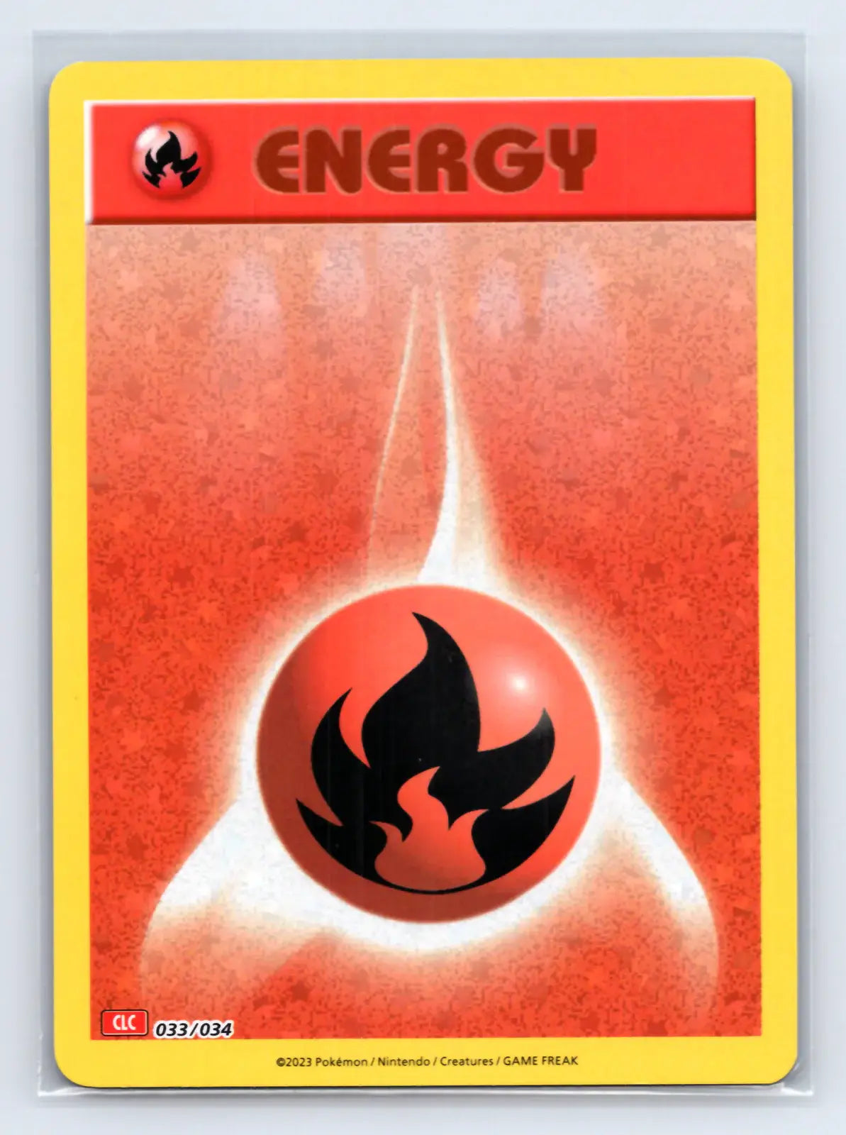 Fire Energy Holo 033/034 Classic Collection CLC Pokemon Near Mint - Mastercoins