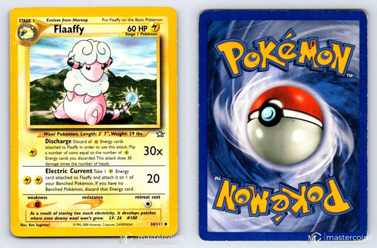 Flaaffy 34/111 Neo Genesis Pokemon MP - Mastercoins
