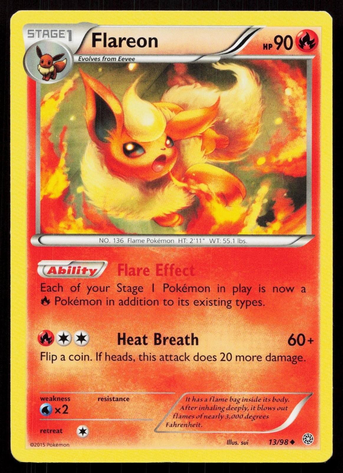 FLAREON 13/98 ANCIENT ORIGINS NM - Mastercoins