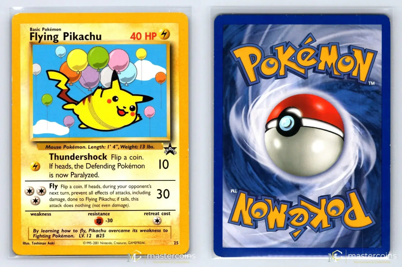 Flying Pikachu 25 Wizards Black Star Promos Pokemon LP - Mastercoins