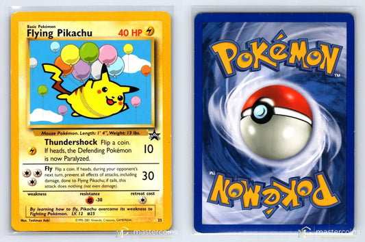 Flying Pikachu 25 Wizards Black Star Promos Pokemon LP - Mastercoins