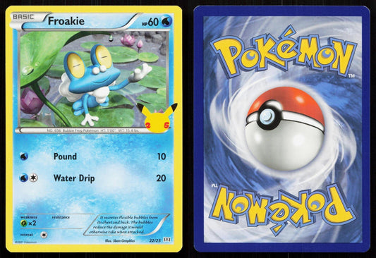 FROAKIE 022/025 MCDONALD'S 25TH ANNIVERSARY PROMOS NM - Mastercoins