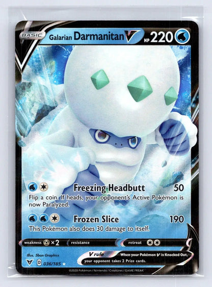 Galarian Darmanitan V 036/185 Vivid Voltage Pokemon NM - Mastercoins