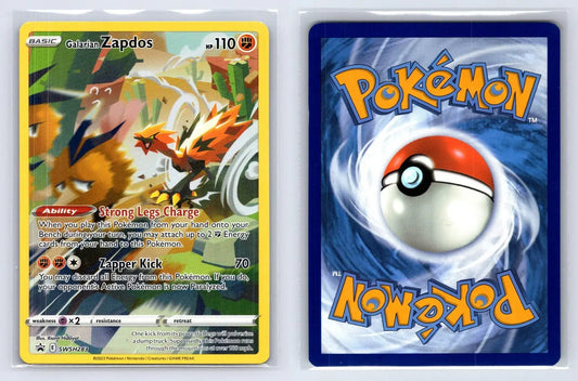 Galarian Zapdos SWSH283 SWSH Black Star Pokemon NM - Mastercoins