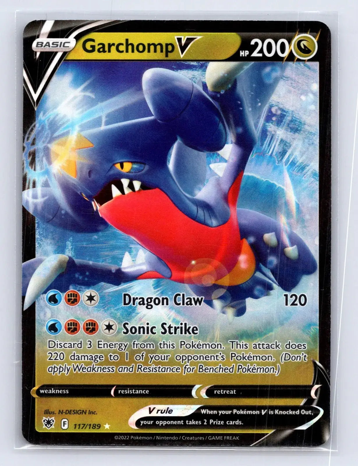 Garchomp V 117/189 Astral Radiance Pokemon NM - Mastercoins