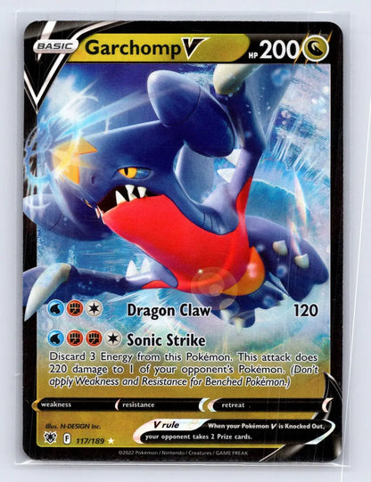 Garchomp V 117/189 Astral Radiance Pokemon NM - Mastercoins