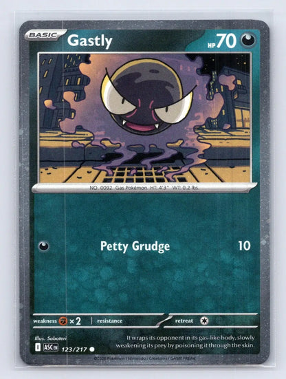 Gastly 123/217 ME: Ascended Heroes Pokemon NM - Mastercoins
