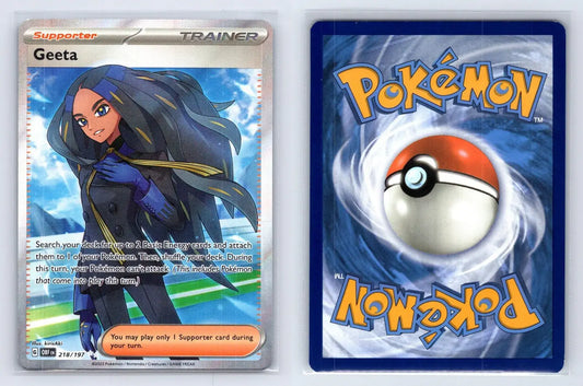 Geeta 218/197 Obsidian Flames Pokemon NM - Mastercoins