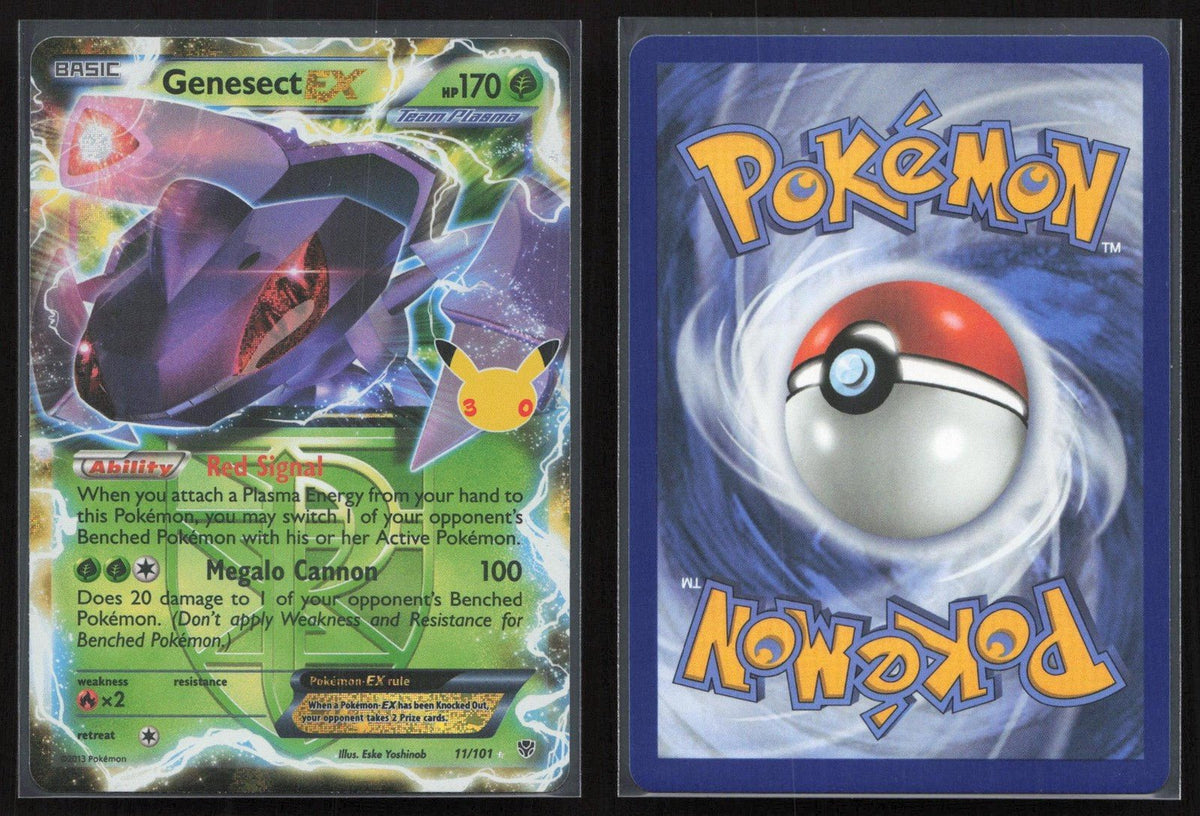 Genesect EX (Team Plasma) 11/101 ME: 30th Celebration Classic Collection NM - Mastercoins