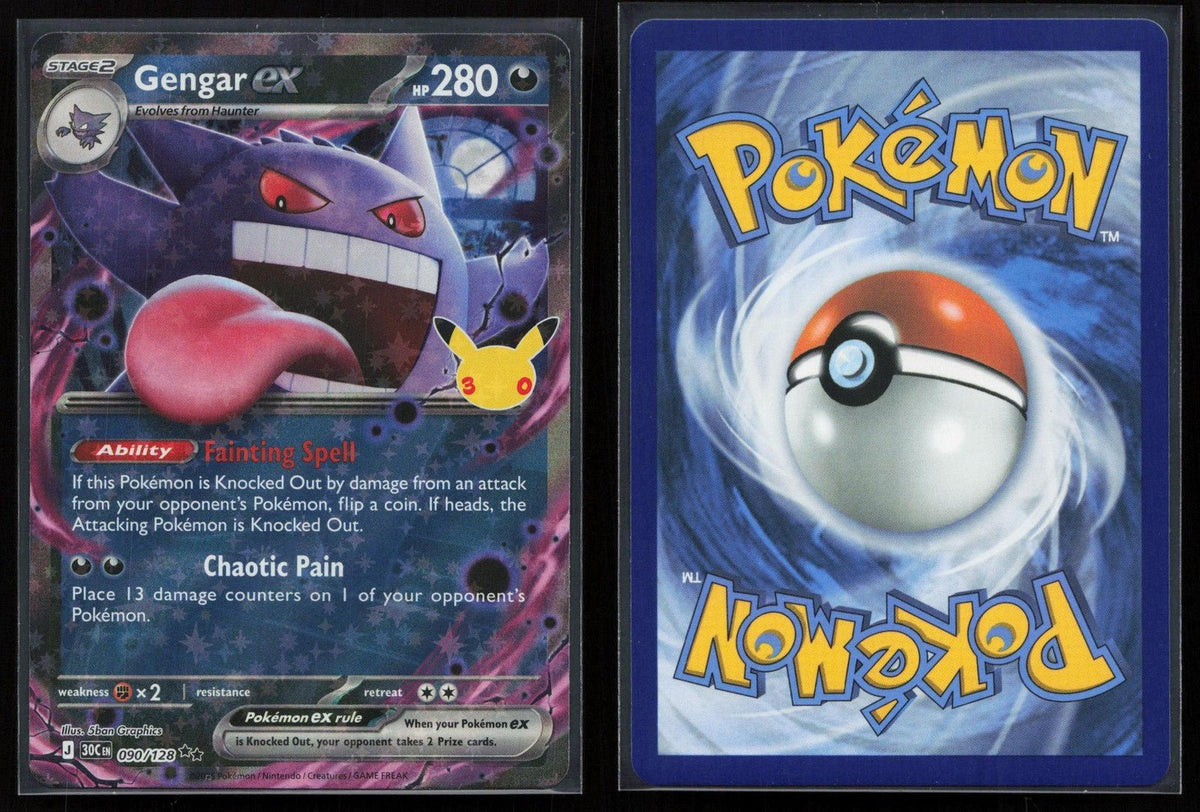 Gengar ex 090/128 ME: 30th Celebration NM - Mastercoins