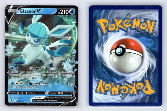Glaceon V 040/203 Evolving Skies Pokemon NM - Mastercoins