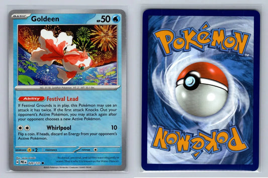 Goldean 020/131 Prismatic Evolutions Pokeball Reverse Holo - Mastercoins